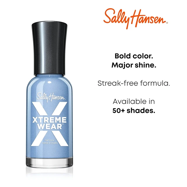 Alt view image 2 of 6 - Sally Hansen Xtreme Wear Nail Polish | Streak-Free, Shiny Finish, Long-Lasting, Chip-Resistant, Opaque | Big Apple-tini | Dark Green Nail Color