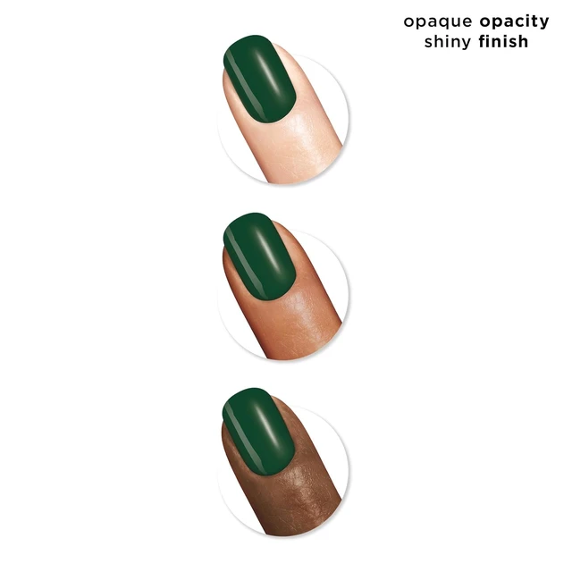 Alt view image 5 of 6 - Sally Hansen Xtreme Wear Nail Polish | Streak-Free, Shiny Finish, Long-Lasting, Chip-Resistant, Opaque | Big Apple-tini | Dark Green Nail Color