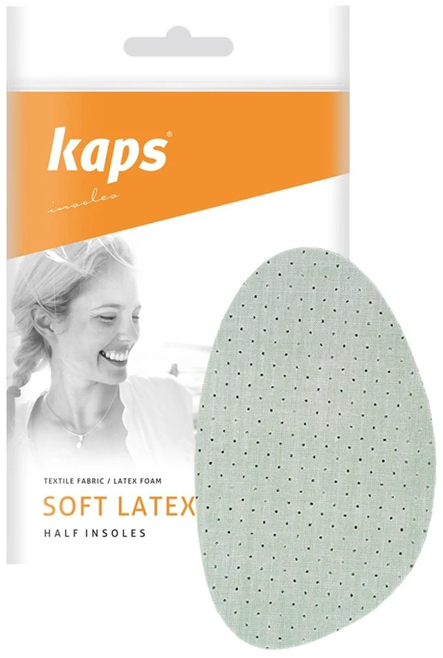 Alt view image 5 of 6 - Kaps Soft Latex Half Shoe Insoles Inserts Comfortable Cotton & Latex