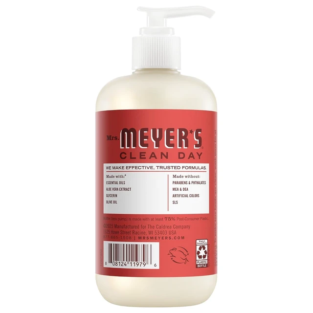 Alt view image 2 of 6 - MRS. MEYER'S CLEAN DAY Hand Soap, Tomato Vine Scent, 12.5 Fl Oz Bottle