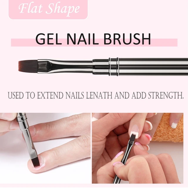 Alt view image 6 of 7 - 3Pcs Nail Art Clean Up Brushes,For Nail Art & Cuticle Cleaning