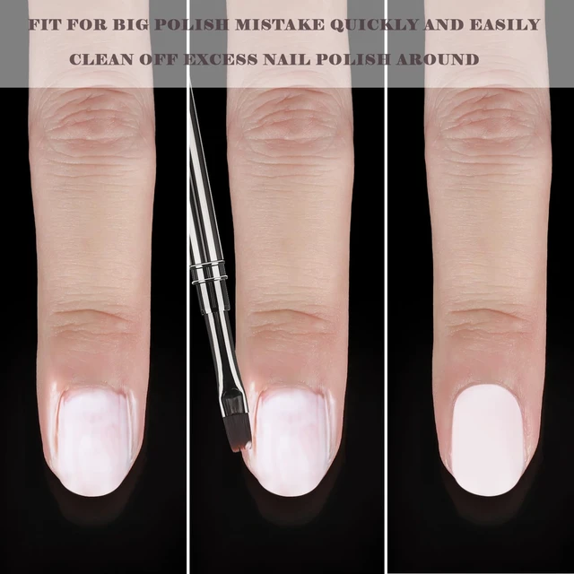 Alt view image 2 of 7 - 3Pcs Nail Art Clean Up Brushes,For Nail Art & Cuticle Cleaning