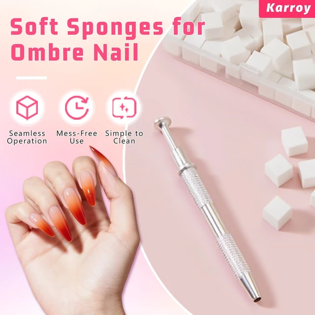Alt view image 5 of 6 - Nail Sponges for Ombre Gel Polish Patting Sponge Grabber Pat Nails Art Tool