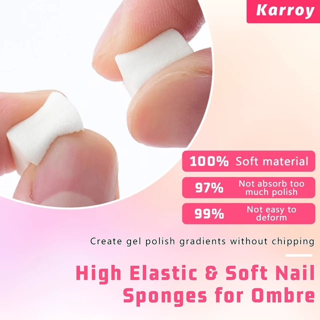 Alt view image 4 of 6 - Nail Sponges for Ombre Gel Polish Patting Sponge Grabber Pat Nails Art Tool