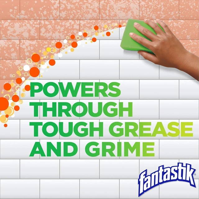Alt view image 4 of 6 - Fantastik All Purpose Cleaner Spray, Kitchen Degreaser, Fresh Scent, 32 oz