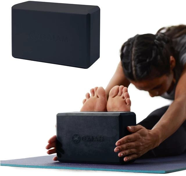 Main image of Gaiam Yoga Block - Supportive Latex-Free Eva Foam - Soft Non-Slip Surface with Beveled Edges for Yoga, Pilates, Meditation