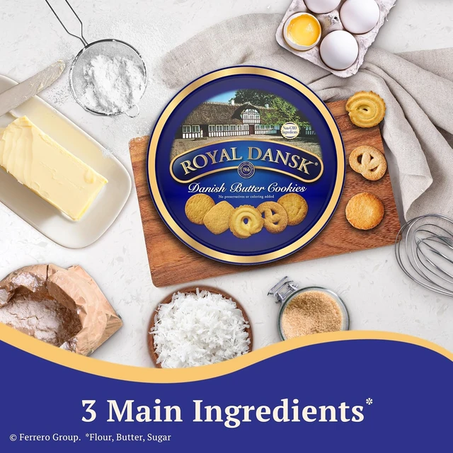Alt view image 2 of 6 - Royal Dansk Butter Cookies, Assorted Snacks Made with Real Butter, 12 Oz