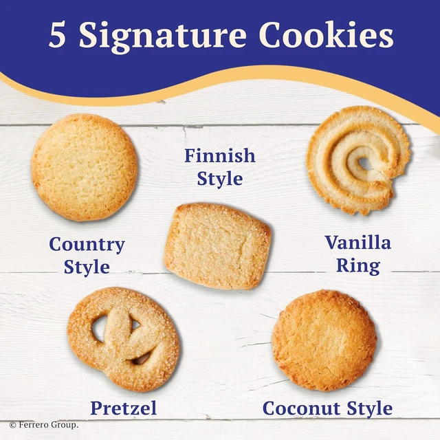 Alt view image 4 of 6 - Royal Dansk Butter Cookies, Assorted Snacks Made with Real Butter, 12 Oz