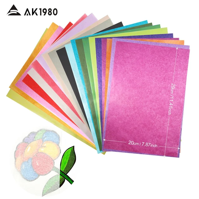 Alt view image 7 of 7 - Tissue Paper 200 Sheets - 20 Vibrant Rainbow Colors for Gift Wrapping, Craft Projects, Party Decorations - 12x8.4 Inch Art Tissue for Birthday, Floral Arrangements, Festival Supplies