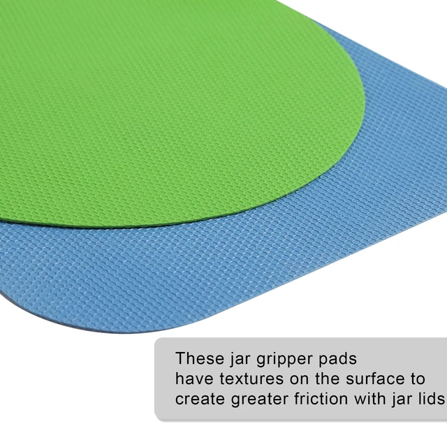 Alt view image 2 of 6 - LUTER 4pcs Jar Opener Gripper Pad for Seniors with Weak Hands, Rubber