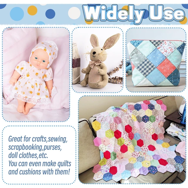 Alt view image 6 of 7 - 150Pcs 4" x 4" (10cm x 10cm) Cotton Craft Fabric Bundle Squares,Squares Sheets Patchwork,Pre-Cut Quilt Squares,DIY Sewing Quarters Bundle,Quilting Fabric Bundles