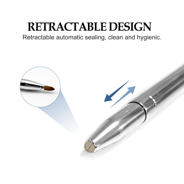 Alt view image 4 of 6 - Quacc Double-ended Retractable Lip Makeup Brush