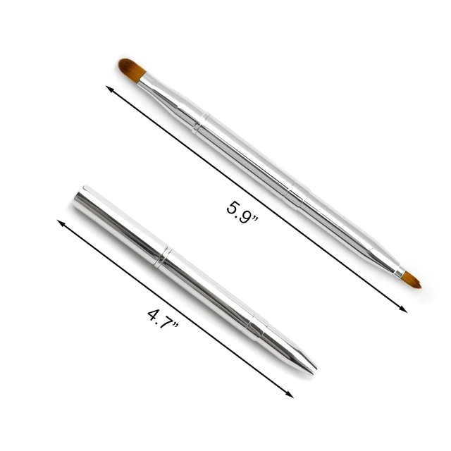 Alt view image 2 of 6 - Quacc Double-ended Retractable Lip Makeup Brush