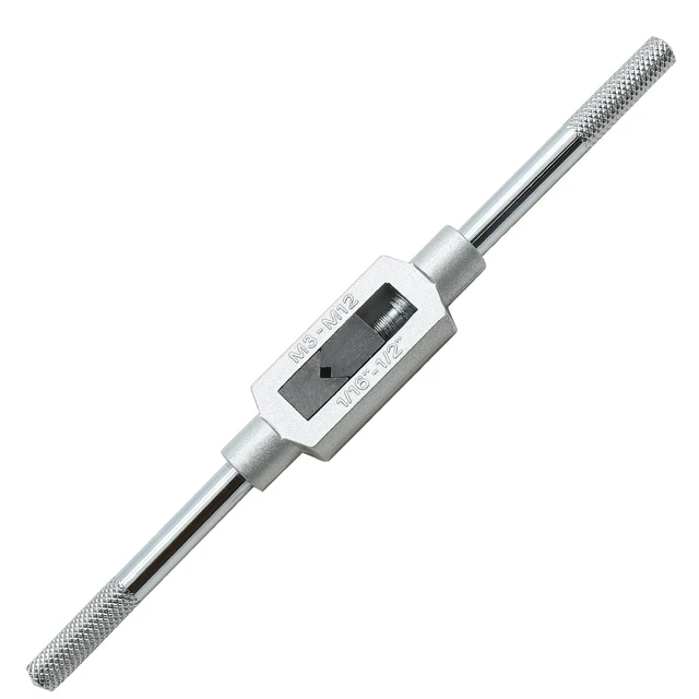 Main image of Piutouyar M3-M12 Adjustable Tap Wrench Handle 1/16"-1/2" Tap Handle