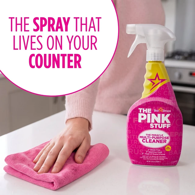 Alt view image 2 of 6 - Stardrops The Pink Stuff Miracle Multi-Purpose Cleaner Spray, 25 Fl Oz