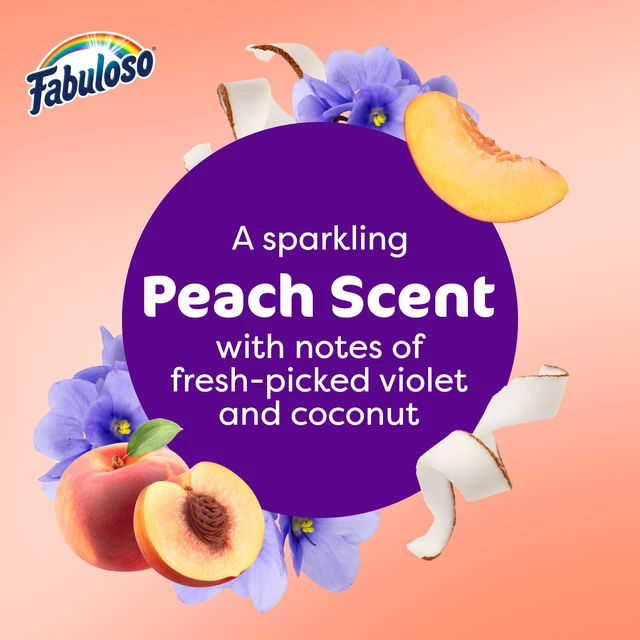 Alt view image 6 of 7 - Fabuloso 2X All-Purpose Cleaner, Peach Scent, 56 fl oz