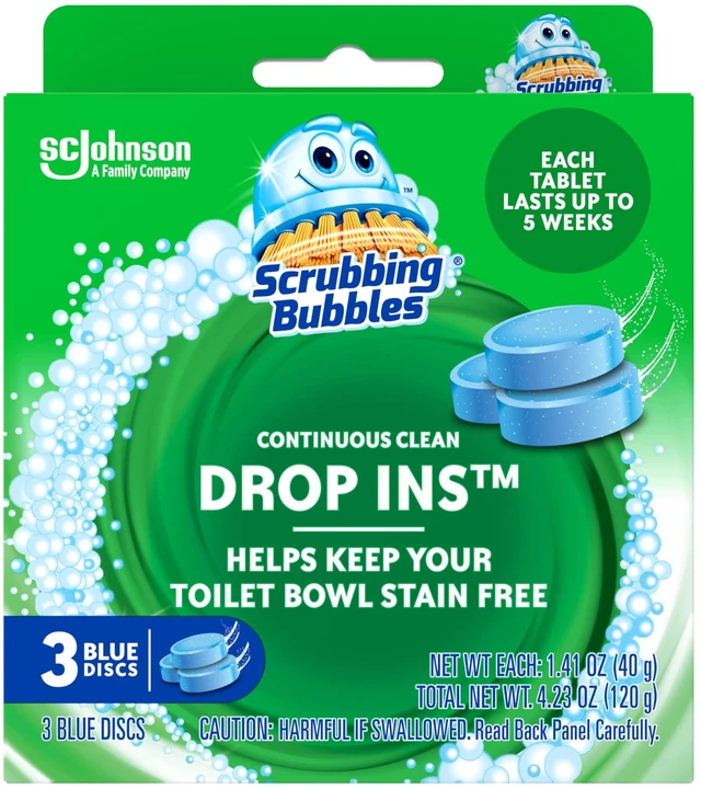 Main image of Scrubbing Bubbles Continuous Clean Toilet Tank Drop-Ins, 3 Count