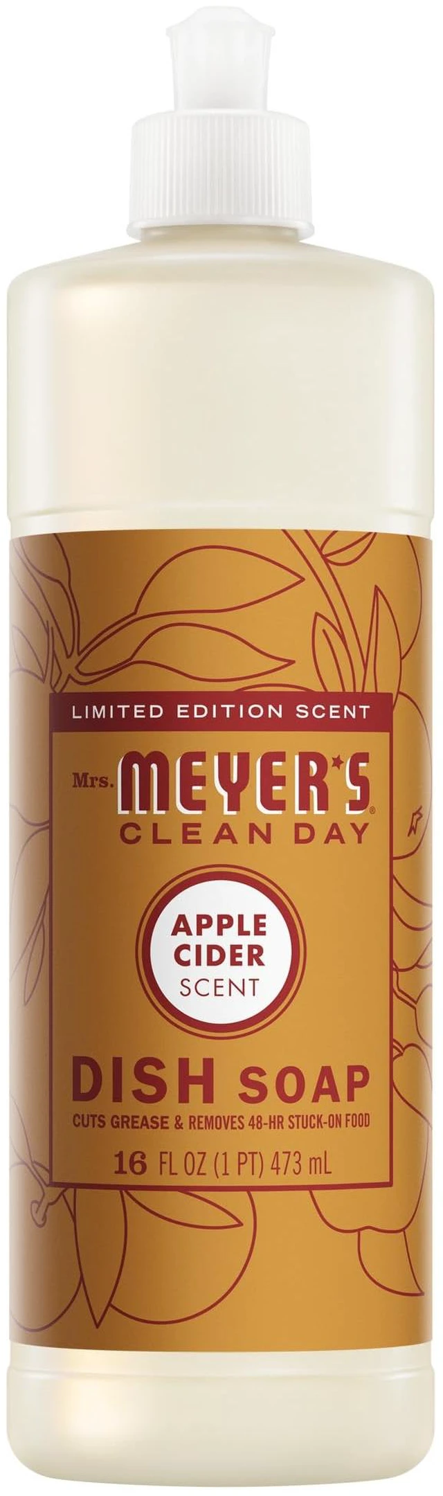 Main image of MRS. MEYER'S CLEAN DAY Liquid Dish Soap, Apple Cider Scent, 16 Fl Oz Bottle