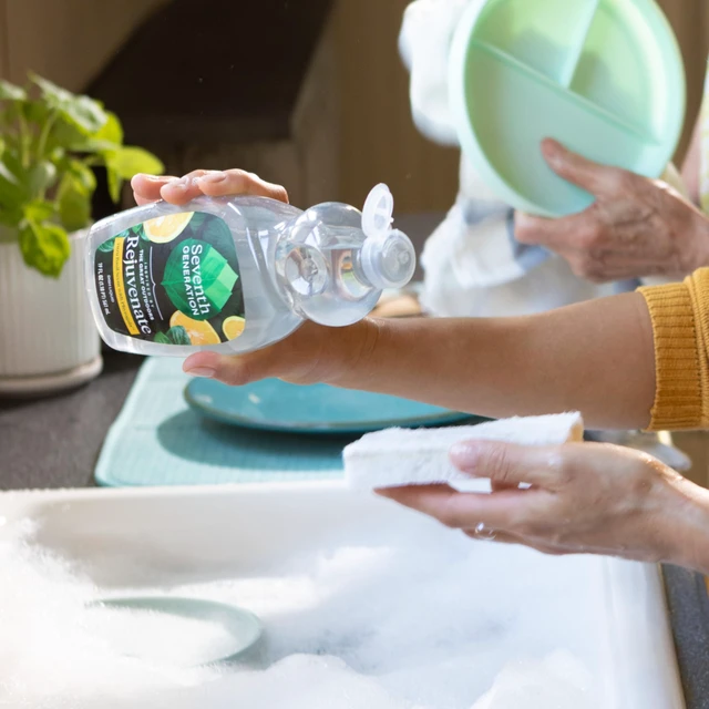 Alt view image 6 of 6 - Seventh Generation Dish Soap, Yuzu Basil, 19 oz