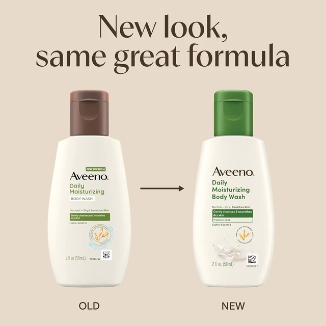 Alt view image 4 of 6 - Aveeno Daily Moisturizing Body Wash, Lightly Scented, 2 fl. oz