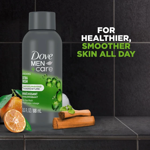 Alt view image 5 of 6 - DOVE MEN Refreshing Extra Fresh Body Wash for Men 3 oz