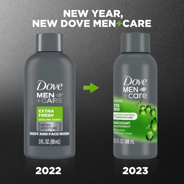 Alt view image 4 of 6 - DOVE MEN Refreshing Extra Fresh Body Wash for Men 3 oz