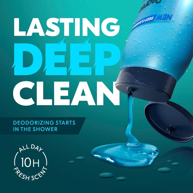 Alt view image 3 of 6 - Degree All Day Fresh Body Wash Cool Rush Deep Cleansing 20 FO 20 fl oz