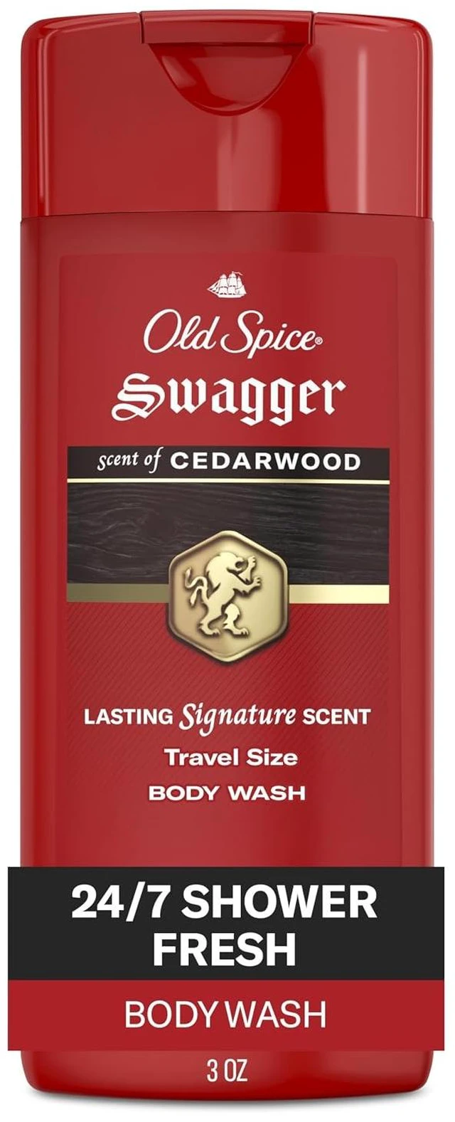Main image of Old Spice Body Wash for Men, Travel-Size, Lasting Swagger Scent, 3.0 fl oz