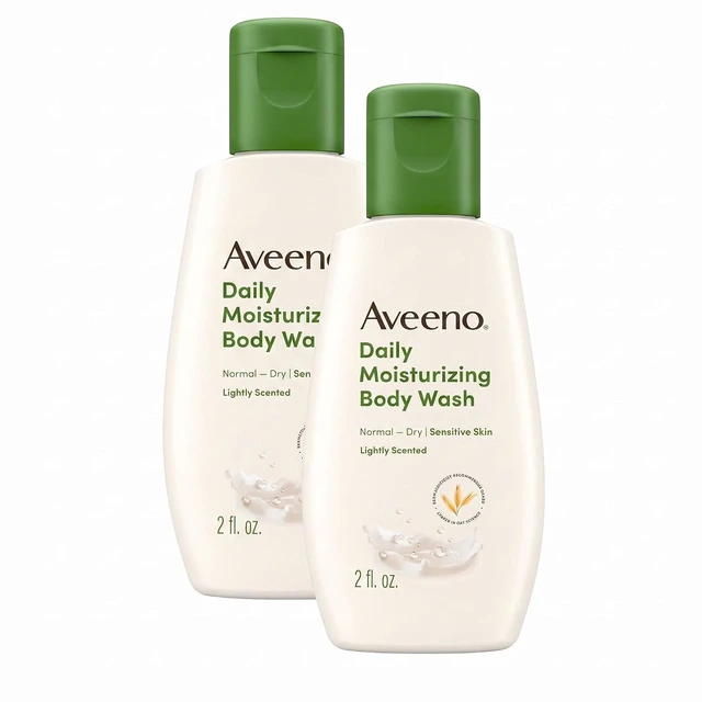 Main image of Aveeno Daily Moisturizing Body Wash, 2 Ounce (Pack of 2)
