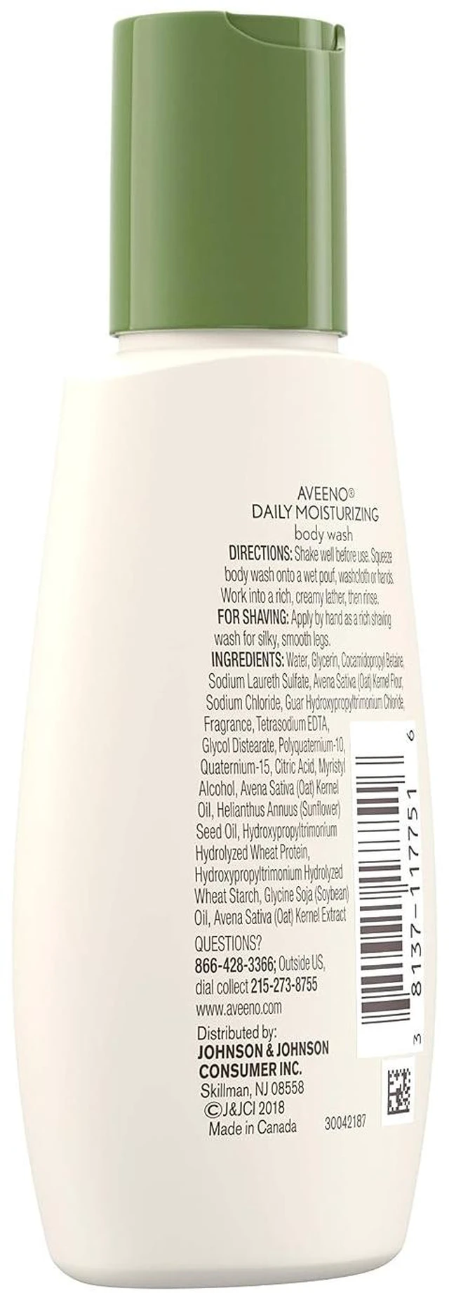 Alt view image 4 of 6 - Aveeno Daily Moisturizing Body Wash, 2 Ounce (Pack of 2)