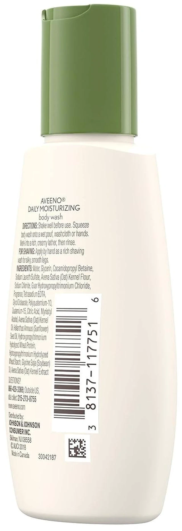 Alt view image 6 of 6 - Aveeno Daily Moisturizing Body Wash, 2 Ounce (Pack of 2)