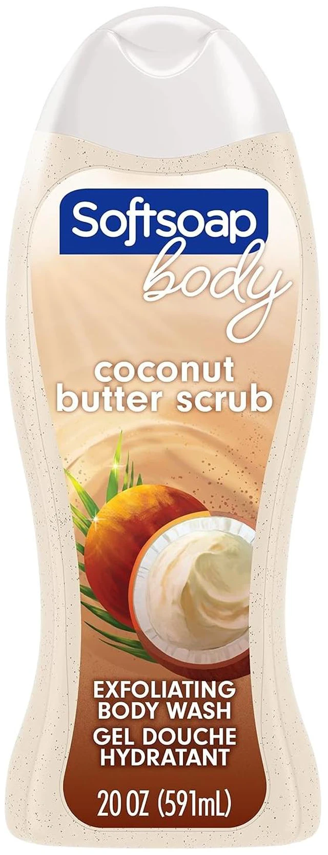 Main image of Softsoap Body Wash Exfoliating Scrub, Coconut Butter Scent, 20 oz Bottle