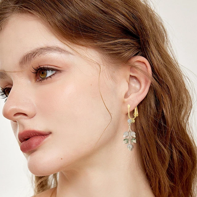Alt view image 7 of 7 - 6 Pieces Clip-on Earring Converter and 6 Pieces Silicone Earring Pads Non-Pierced Earrings Clips, Convert Pierced Earrings to Clip-on, Components Findings with Post for None Pierced Ears, Silver Gold