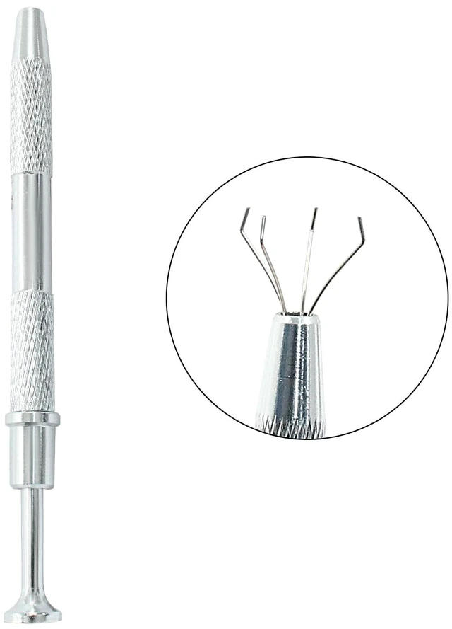 Alt view image 5 of 5 - Hordion 4-Claw Pick up Tool, Stainless Steel, Silver