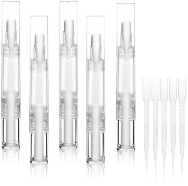 Main image of UPZIGS Empty Cuticle Oil Pen, 5ml, 5 Pack