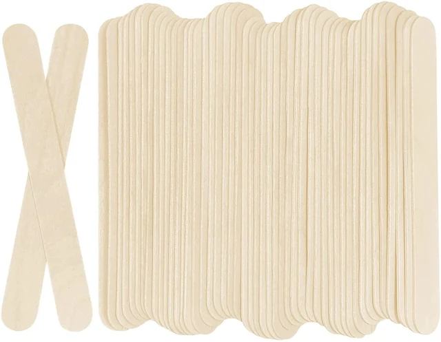 Main image of KTOJOY 100Pcs Jumbo Wooden Craft Sticks Popsicle Stick 6 Long x 3/4Wide Treat Ice Pop for DIY Crafts,Home Art Projects, Classroom Supplies