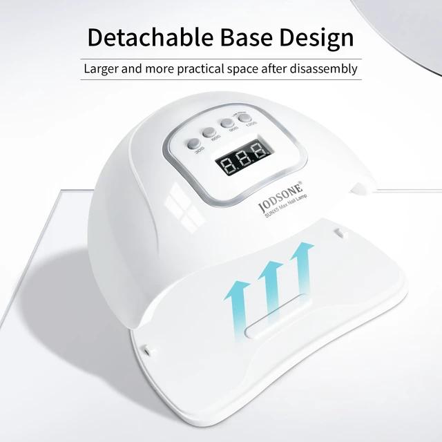 Alt view image 3 of 6 - JODSONE U V LED Nail Lamp, Nail Dryer for Gel Polish, Led Light with Automatic Sensor & 4 Timers