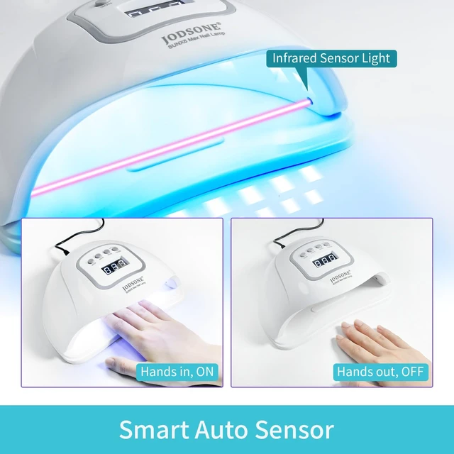 Alt view image 6 of 6 - JODSONE U V LED Nail Lamp, Nail Dryer for Gel Polish, Led Light with Automatic Sensor & 4 Timers