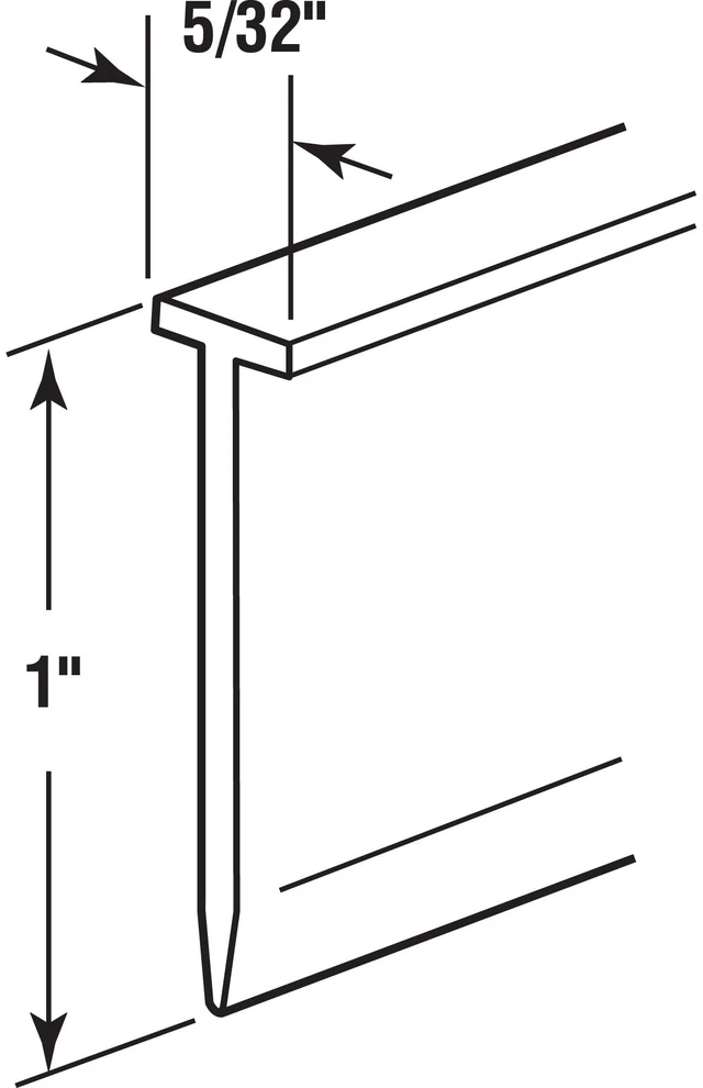 Alt view image 4 of 6 - Prime-Line Vinyl Shower Door Bottom Sweep, 36 x 1", Clear