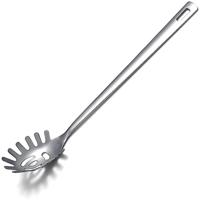 Main image of Spaghetti Spoon, Berglander Pasta Server, Stainless Steel Pasta Spoon, Pasta Fork, Noddle Fork, Heat Resistant, Dishwasher Safe, Easy to Clean