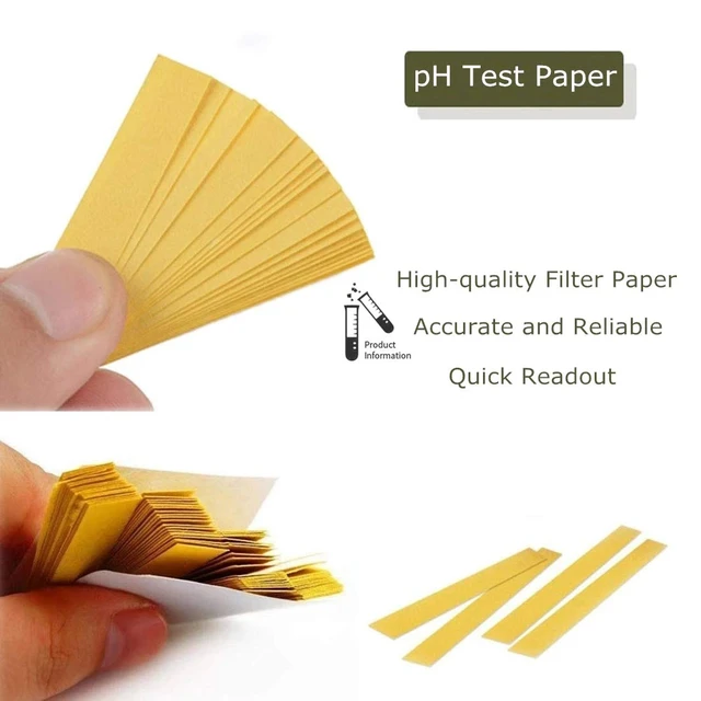 Alt view image 2 of 7 - 6 Pack pH 1-14 Litmus Test 480 Strips with Storage Case for Urine, Water, Soil Testing and Pet Food Monitoring