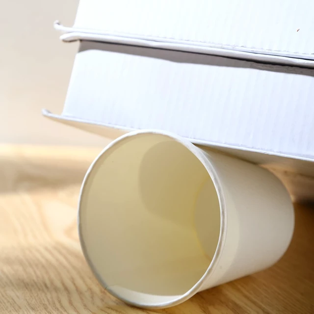Alt view image 5 of 7 - Paper Cups, 50 Park 8 Oz Disposable Cups for Hot or Cold Beverage, Paper Coffee Cups 8 oz