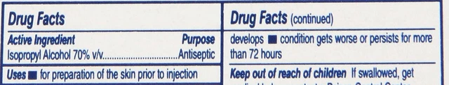 Alt view image 4 of 5 - Medline Isopropyl Alcohol Pads, Sterile, Medium, Box of 200
