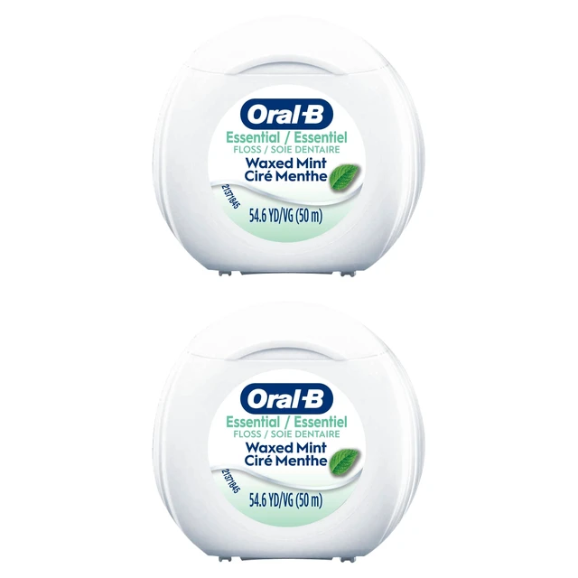 Alt view image 7 of 7 - EssentialFloss Mint Dental Floss, Cavity Defense, Waxed, Value 2 Pack (50m Each)