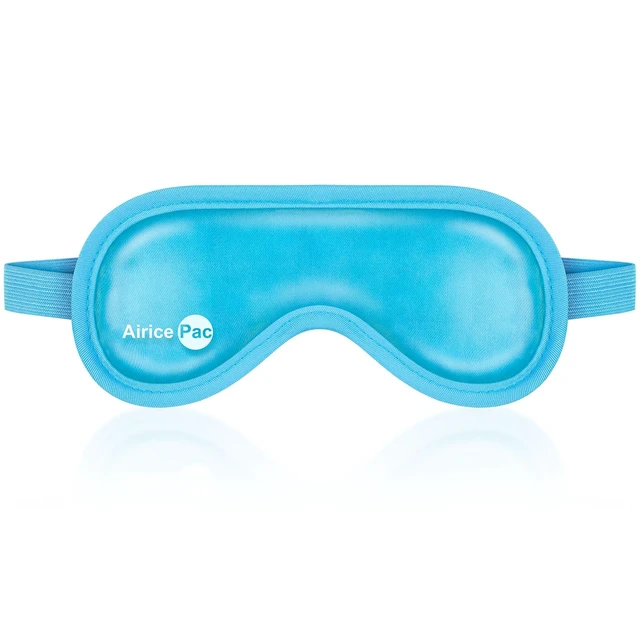 Main image of AiricePac Cold Eye Mask Cooling Eye Mask for Dry Eyes, Gel Eye Mask Eye Ice Pack Reusable Cold Eye Compress for Dark Circles, Migraines, Eye Surgery, Skin Care