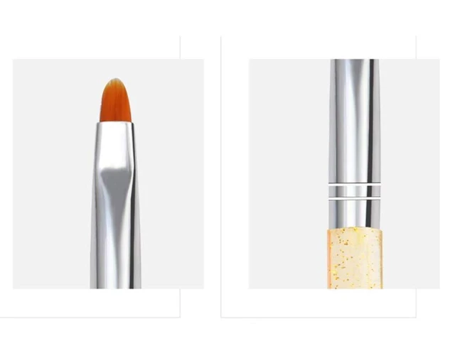 Alt view image 5 of 5 - 7Pcs Uv Gel Nail Brush, Poly Extension Gel Brush, Nail Art Painting Pen Set