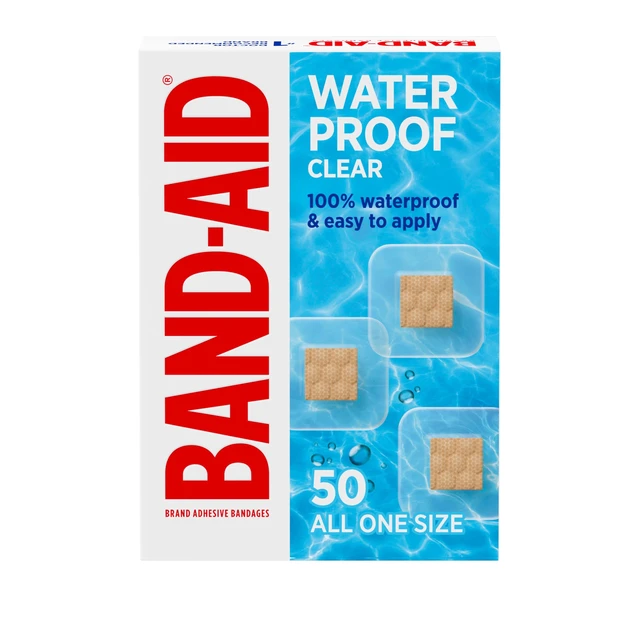 Alt view image 6 of 7 - BAND-AID Brand Clear Waterproof Spot Adhesive Bandages, All One Size, 50 Ct