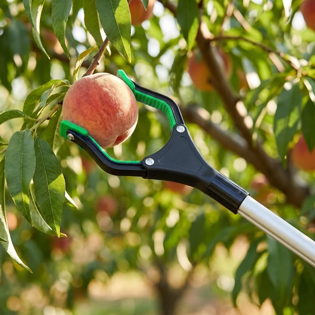 Alt view image 6 of 6 - Grabber Reacher Pickup Tool Foldable, Lightweight, Rotatable Clamp, Green