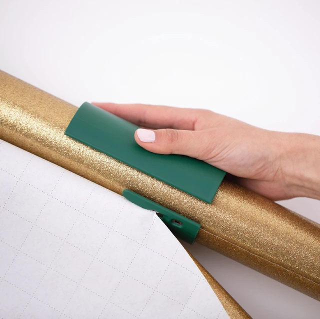 Alt view image 5 of 6 - Little ELF Wrapping Paper Cutter (2-Pack) | As seen on Shark Tank | Made in USA | Green | Holiday Gift Wrap Paper Roll Holder and Cutter