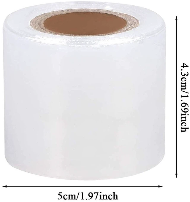 Alt view image 3 of 7 - CICITOYWO Disposable Eyebrow Tattoo Plastic Wrap Preservative Saran Barrier Film Microblading Supplies Lips Permanent Make Up Cling Wrap Cover Tape Roll Transparent 2 PCS